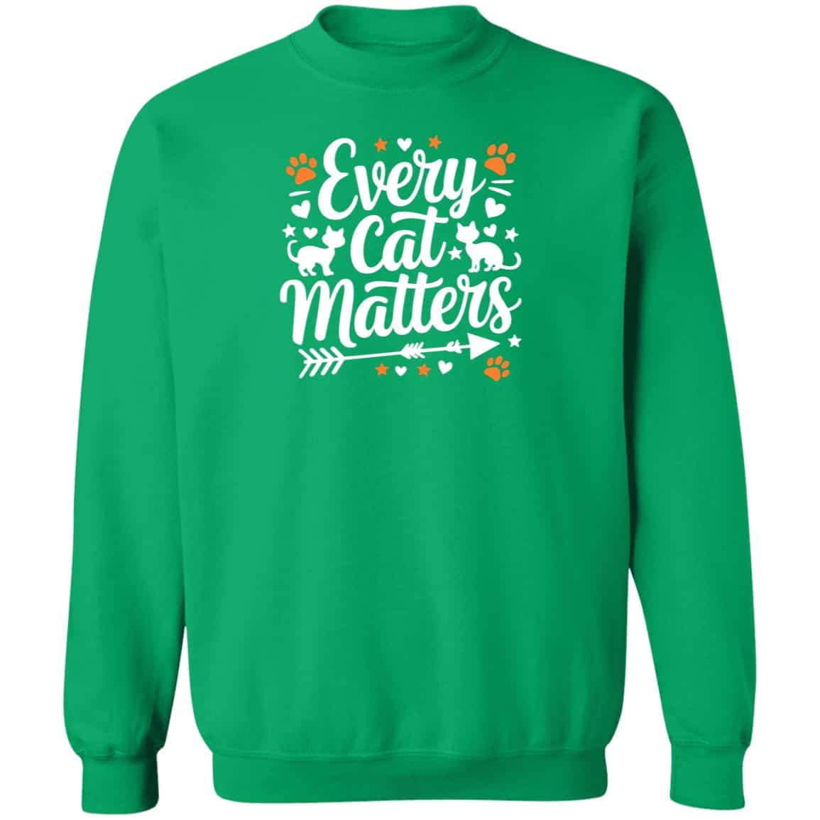 Every Cat Matters ! Sweatshirt Green