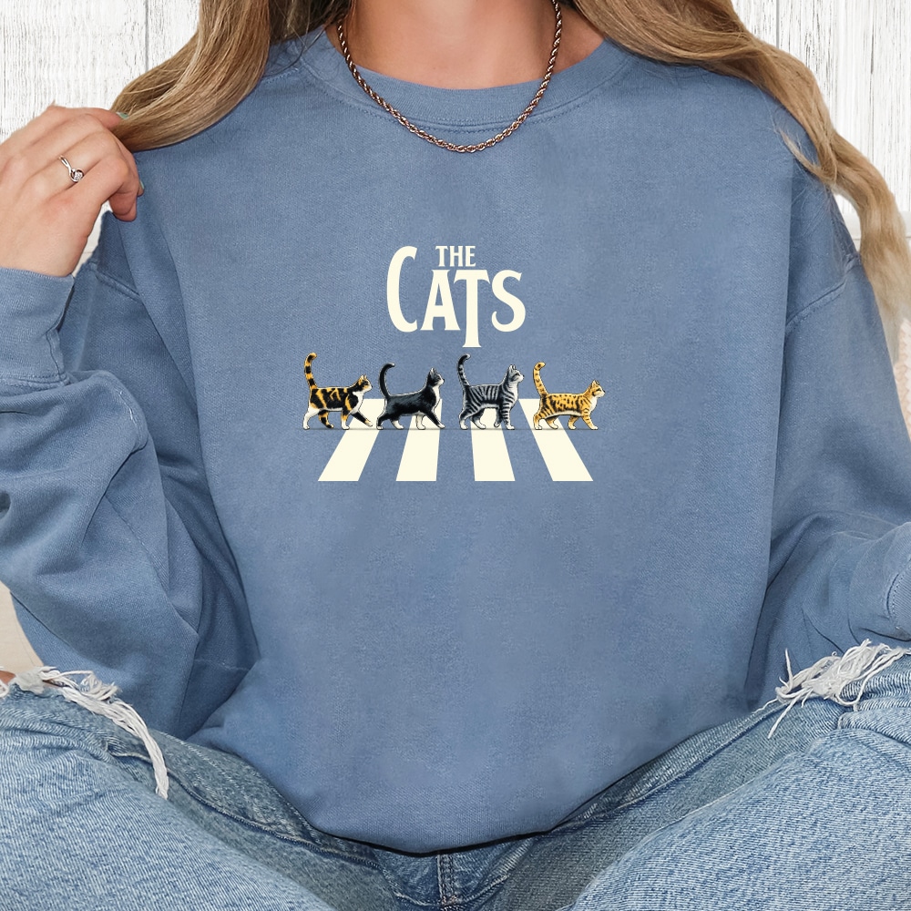 Comfort Colors Retro Catwalk Premium Sweatshirt - Blue Jean